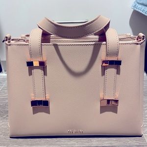 🎀 TED BAKER LONDON Bow Adjustable Handle Leather Bag NWOT